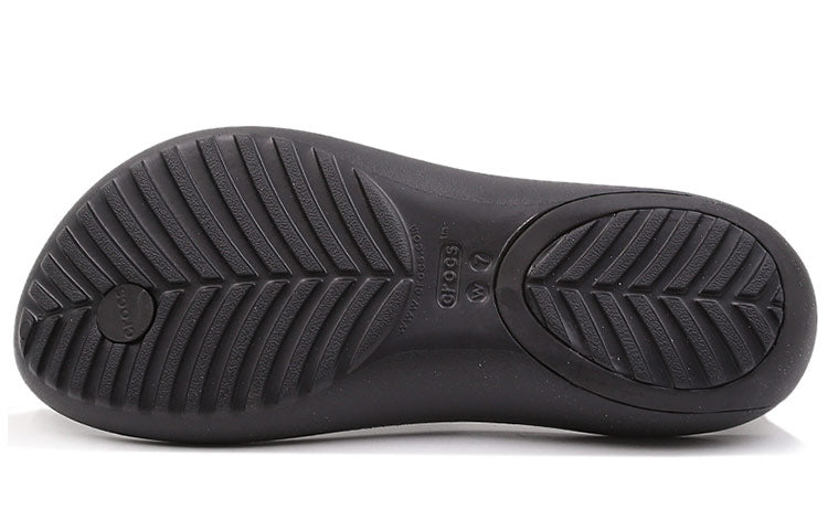 (WMNS) Crocs Breathable Cozy Lightweight Black Sandals 205600-060
