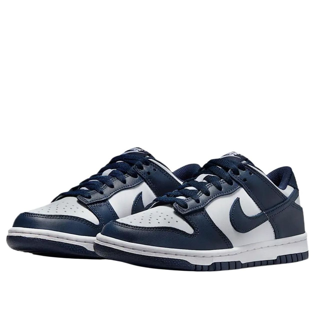 (GS) Nike Dunk Low 'White Midnight Navy' FB9109-116