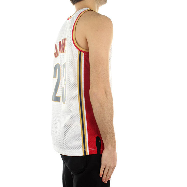 Mitchell & Ness NBA Swingman Jersey 'Cleveland Cavaliers - LeBron James 2003/04' SMJYCP19209-CCAWHIT03LJA