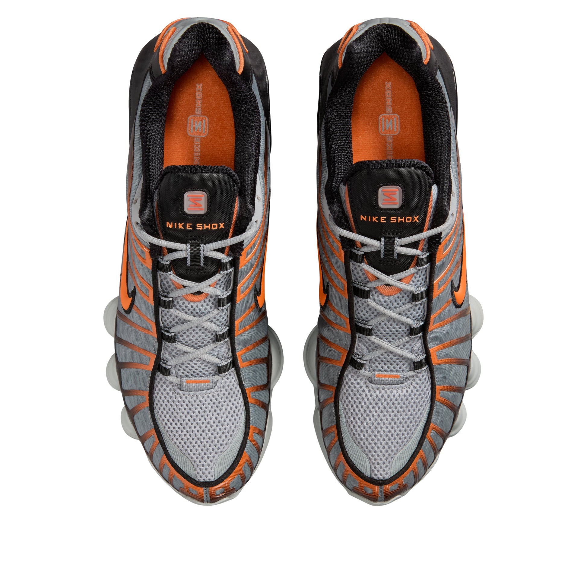 Nike Shox TL 'Light Smoke Grey Black Bright Mandarin' AV3595-011