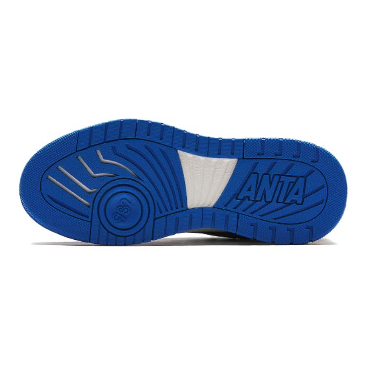 (GS) ANTA Skateboarding Series Sneakers 'Black White Blue' 312418010R-2