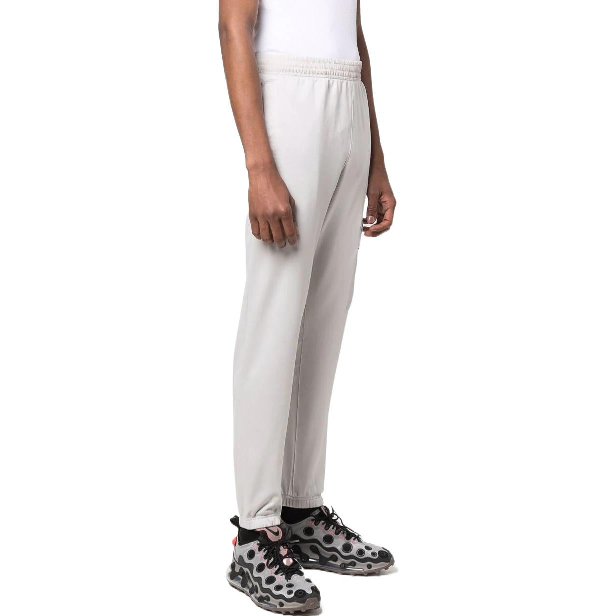 Men's Nike Casual Breathable Solid Color Cargo Sweatpants Gray White DO2628-012