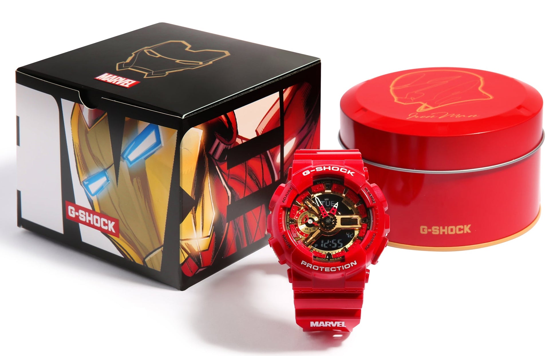 CASIO G-Shock Analog-Digital 'Red' GA-110IRONMAN-4PR