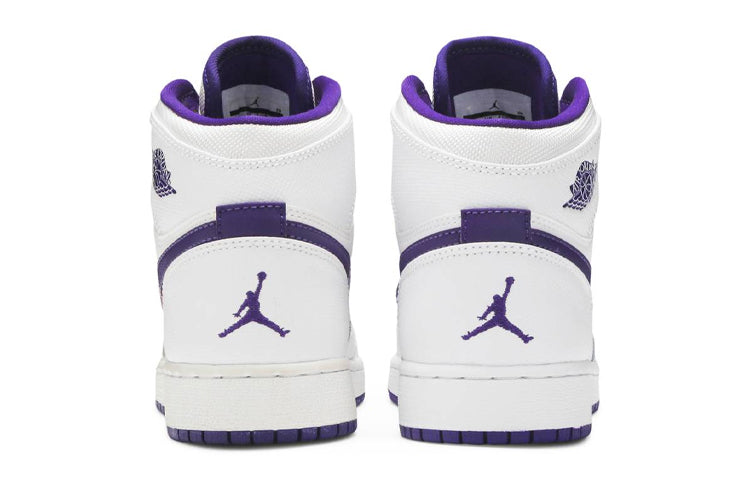 (GS) Air Jordan 1 Retro High 'White Court Purple' 332148-137