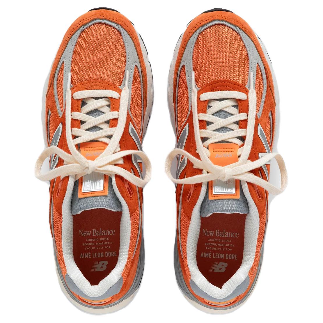 New Balance x Aim Leon Dore 990v4 Orange 'Red Clay' U990OG4