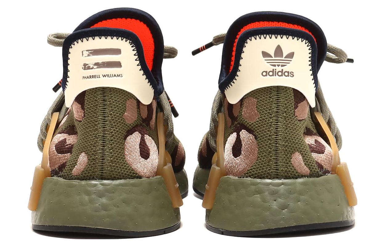 adidas x Pharrell NMD Hu 'Animal Print Olive' HQ9148