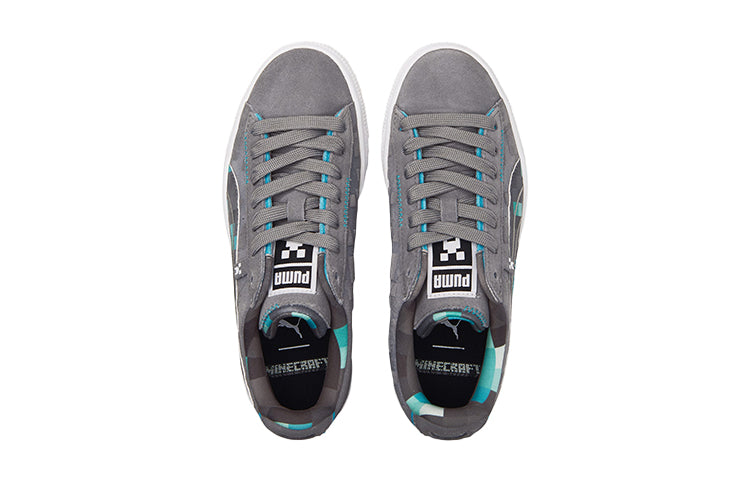 (GS) PUMA Minecraft x Suede 'Diamond Block' 384485-02