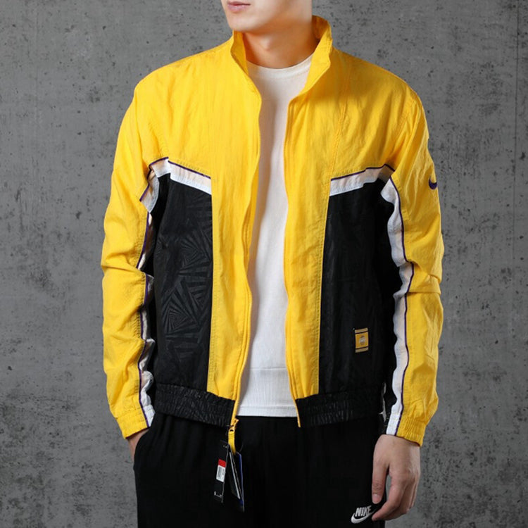 Nike Lakers City Edition Sports Jacket Yellow CN5483-010