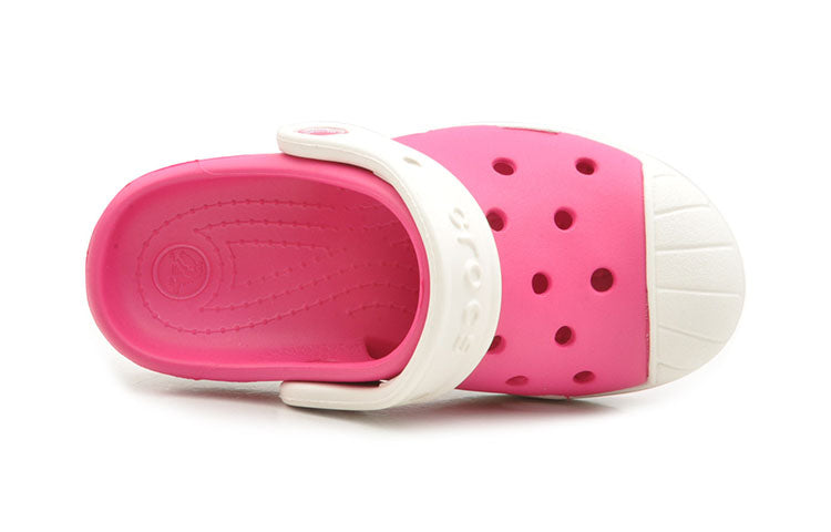 (PS) Crocs Small Crocs Outdoor Flat Heel Sports Pink Sandals 202282-6MI