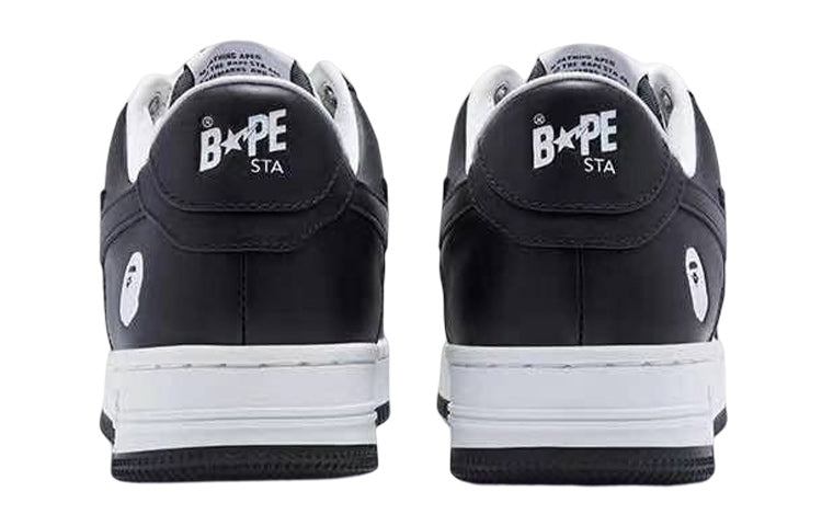 (WMNS) A BATHING APE Bape Sta 'Black White' 1I70-291-006-BLACK
