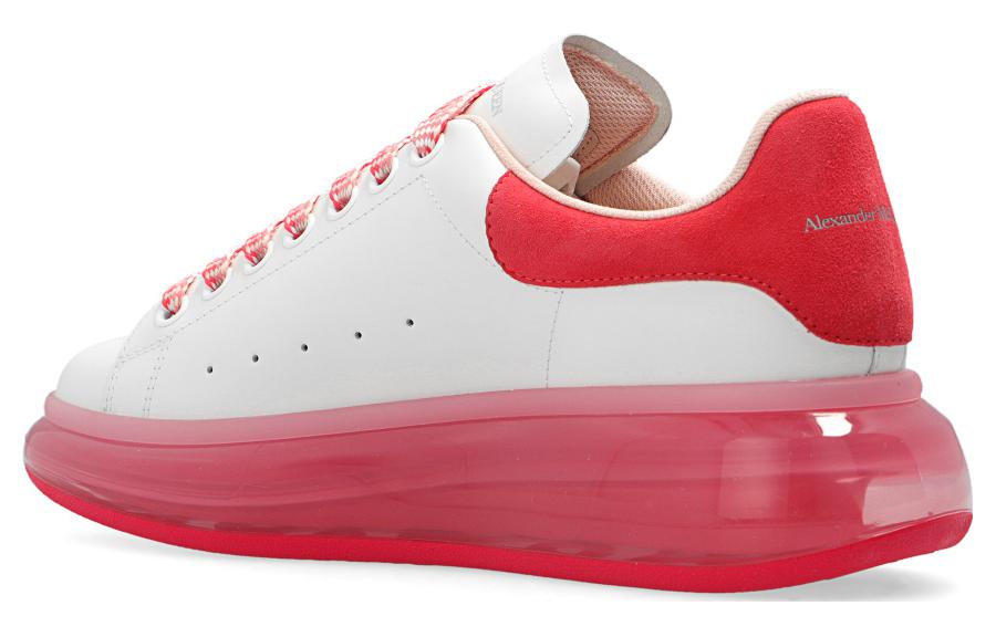 (WMNS) Alexander McQueen Oversized Sneaker 'Ivory Red' 666893WHXMA9942