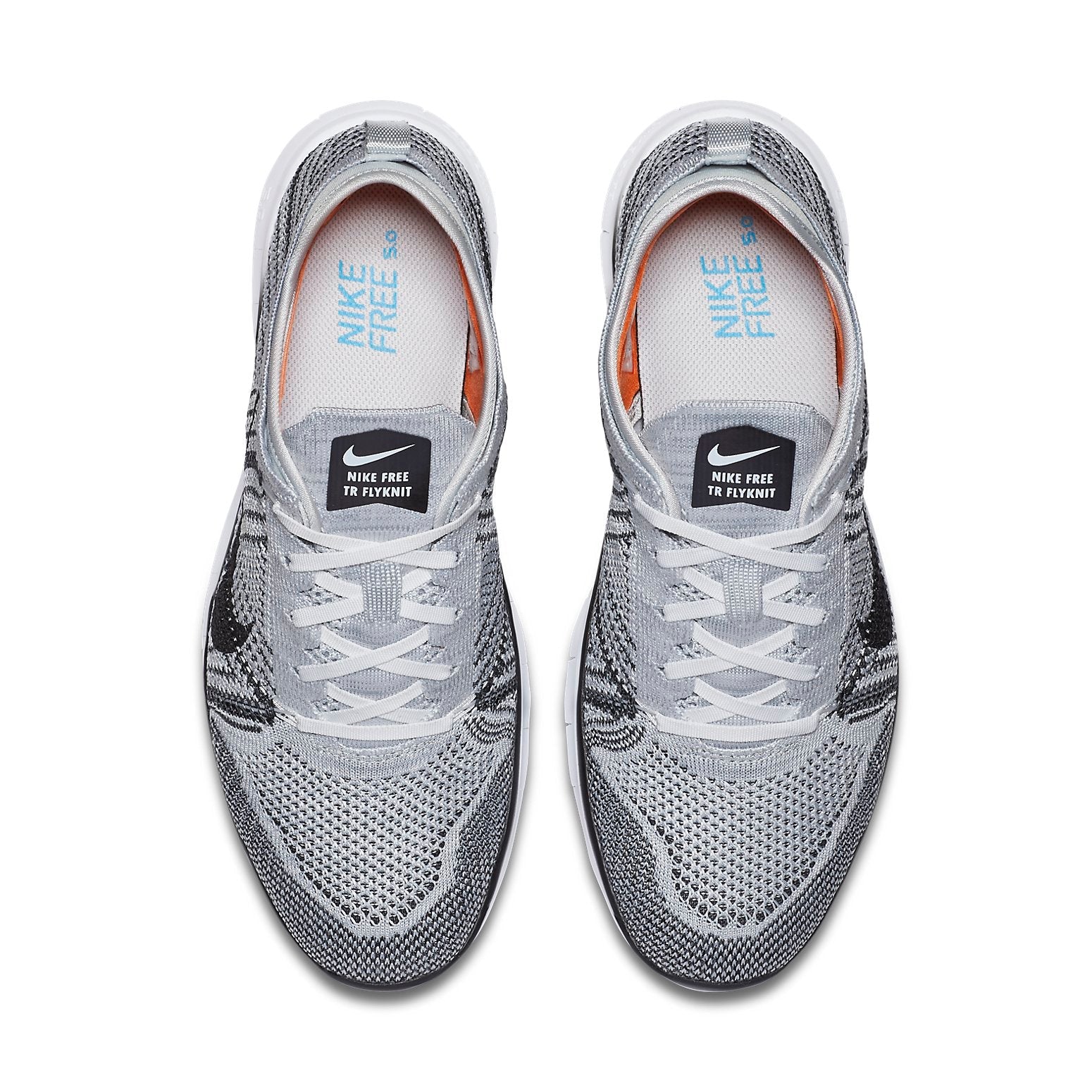 (WMNS) Nike Free TR Trainer Flyknit Low-Top Running Shoes Black/White/Gray 718785-100