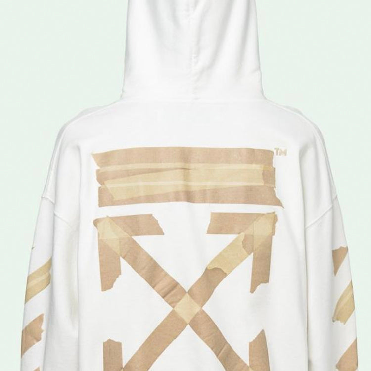 Off-White Arrows Sketch Mens Logo Loose Sweater Tape OMBB037R20E300020148