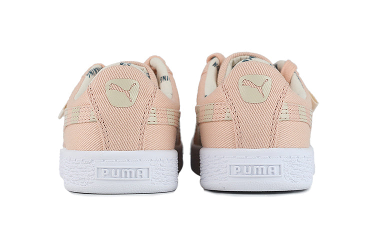 (PS) PUMA Basket Canvas Little 'TIme 4 Change - Pink Sand' 371756-01