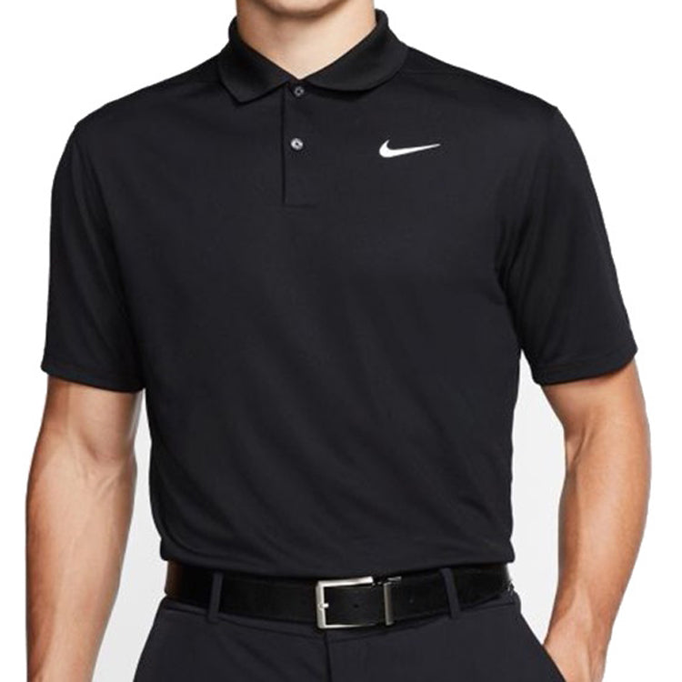 Nike Logo Quick Dry Breathable Sports Short Sleeve Polo Shirt Black BV0355-010