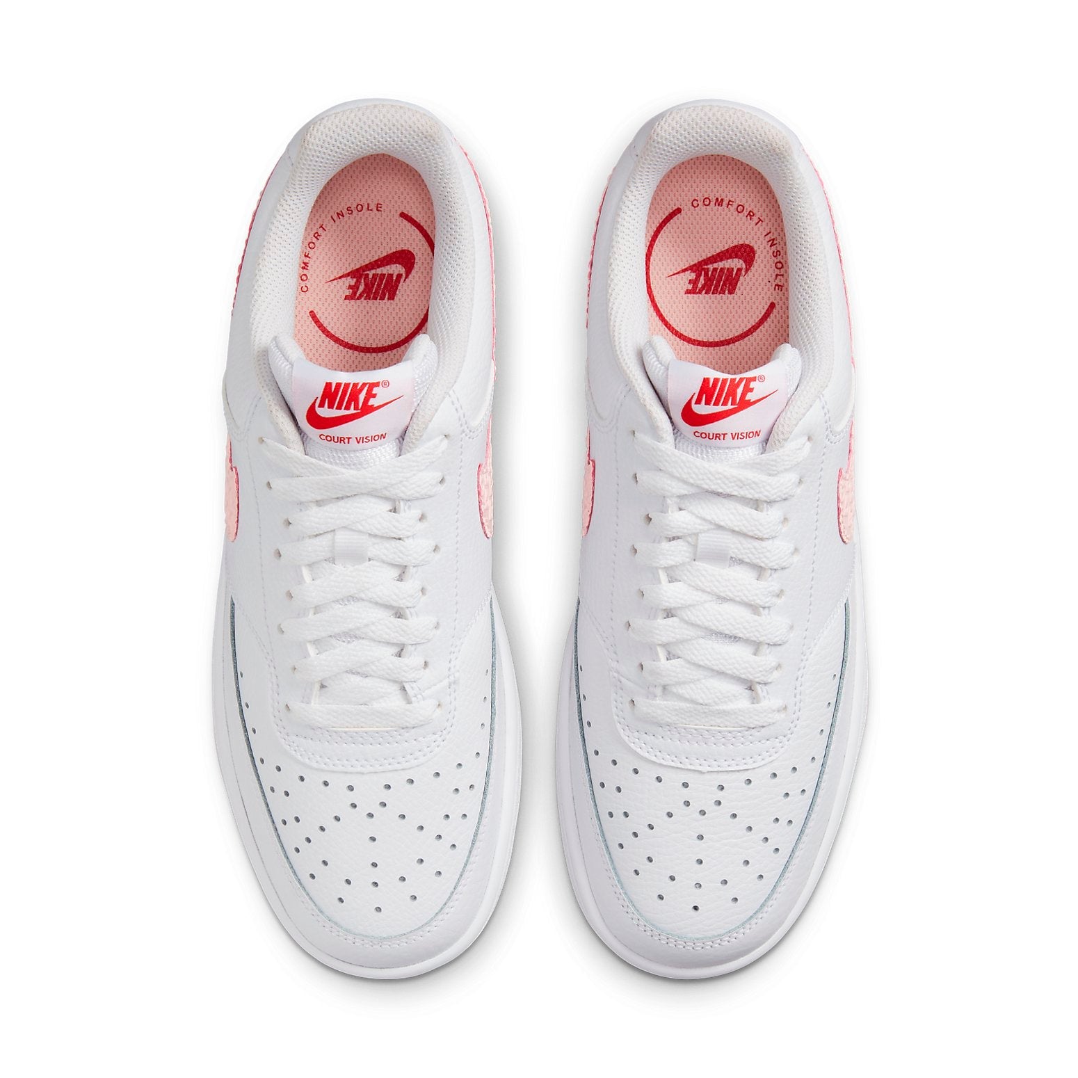 (WMNS) Nike Court Vision Low 'Valentine's Day' DQ9321-100