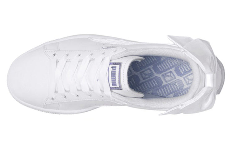 (WMNS) PUMA Basket Heart Bow Satin Sneakers 369647-03