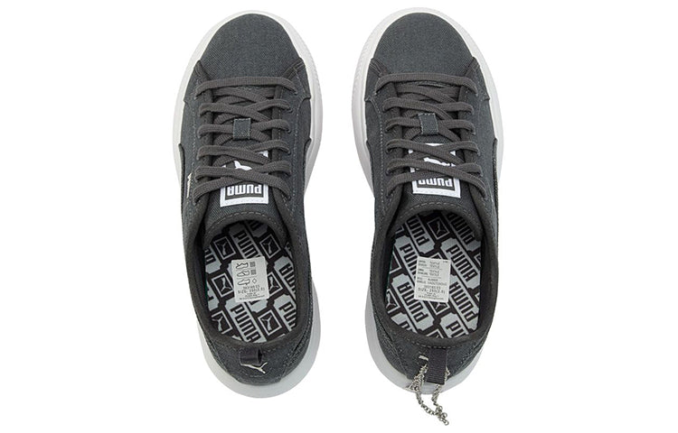 (WMNS) PUMA Suede Mayu Canvas 'Ebony' 383165-03