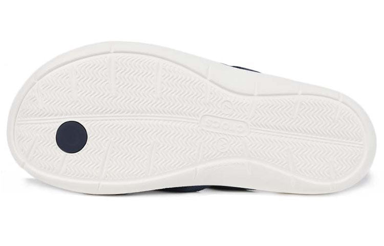(WMNS) Crocs Beach & Pool SlidesSlippers 'Dark Blue White' 205479-462