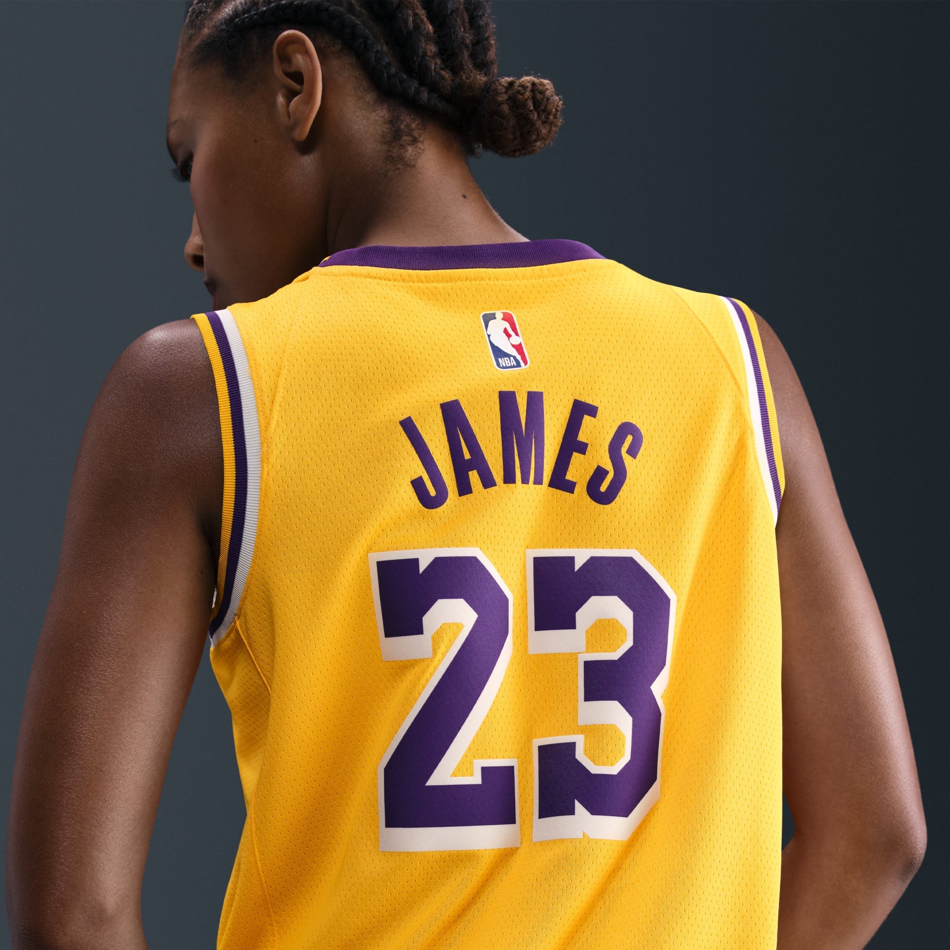 Nike x NBA Los Angeles Lakers Icon Edition 22-23 Jerseys 'LeBron James' DN2009-733