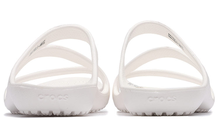 (WMNS) Crocs White Slippers 206756-100