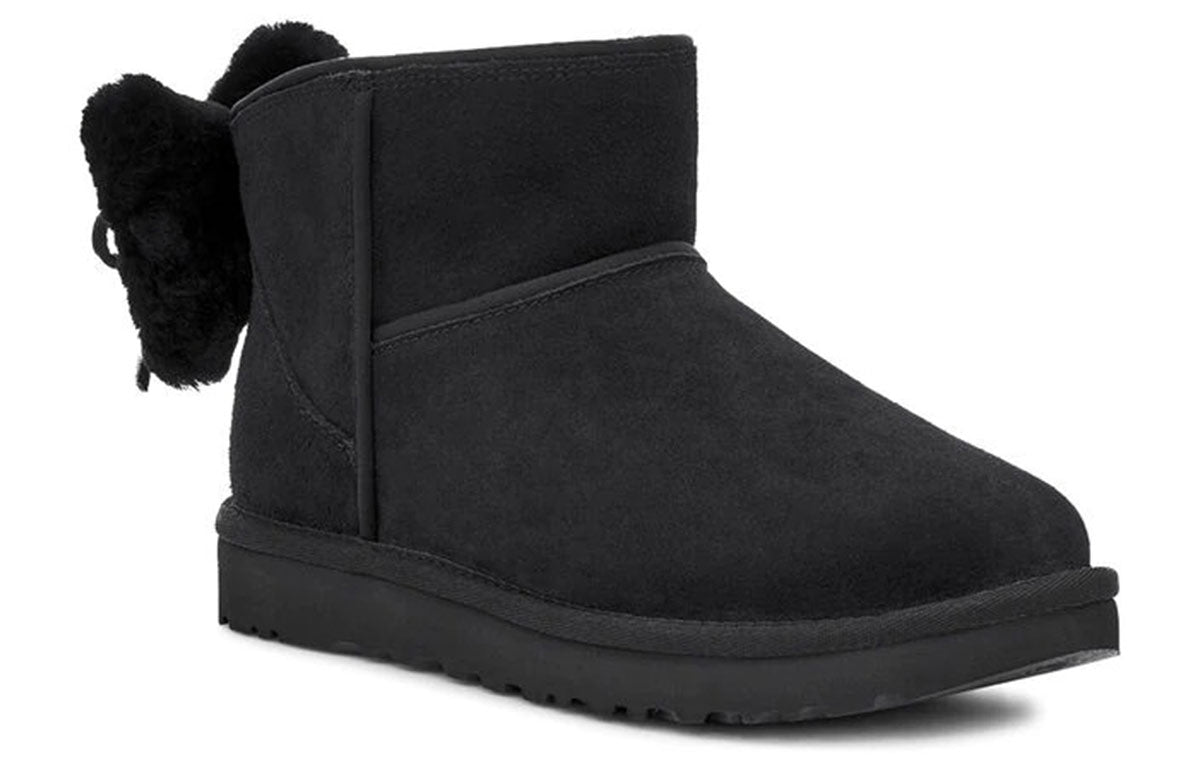 (WMNS) UGG Classic Mini Bow 'Black' 1116099-BLK