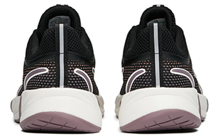 (WMNS) ANTA Running Series Low 'Black Purple' 122145523-5