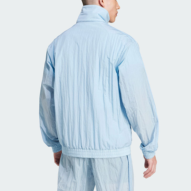 adidas 80s Nylon Archive 3-Stripes Track Top Asia Sizing 'Blue' JC6518