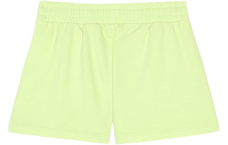 (WMNS) Skechers Logo Printed Short 'Grey Green' L122W108-004F