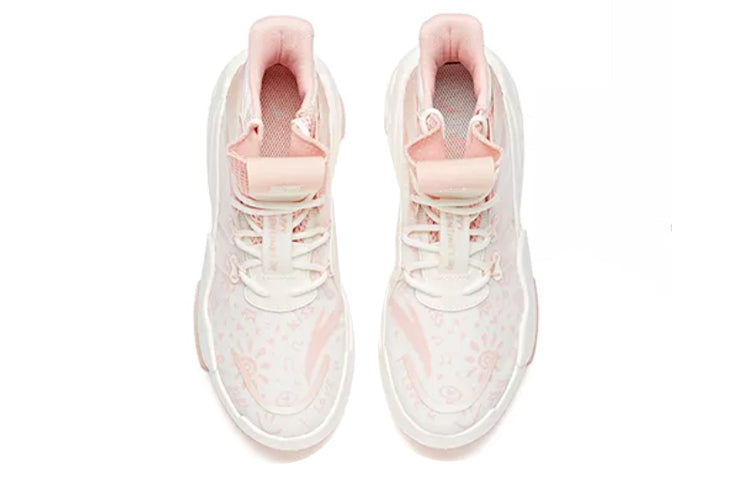 (WMNS) ANTA Overbearing Mid Top 'White Pink' 922038066-2