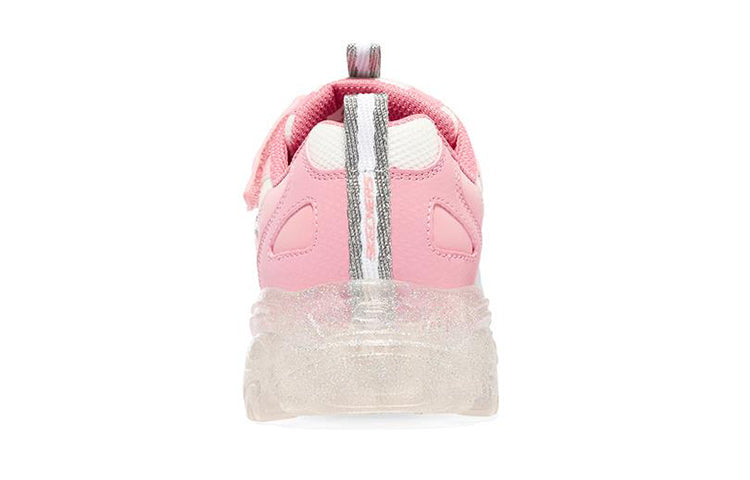 (GS) Skechers Ice D'lites 'White Pink' 302557L-LBPK