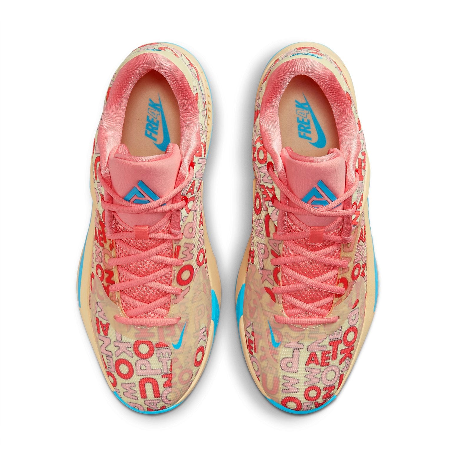 Nike Zoom Freak 4 'Letter Bros - Coral' FB9503-200