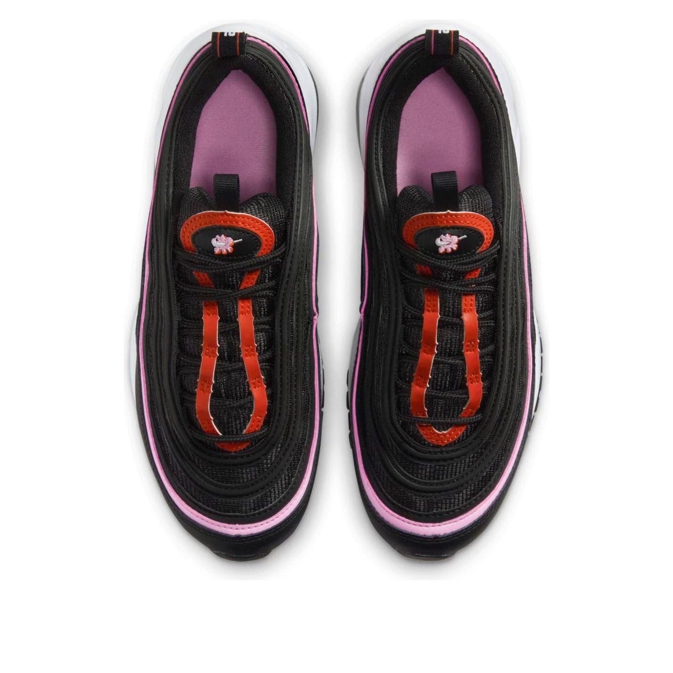 (GS) Nike Air Max 97 'Black Pink Rise Picante Red' FV0638-001