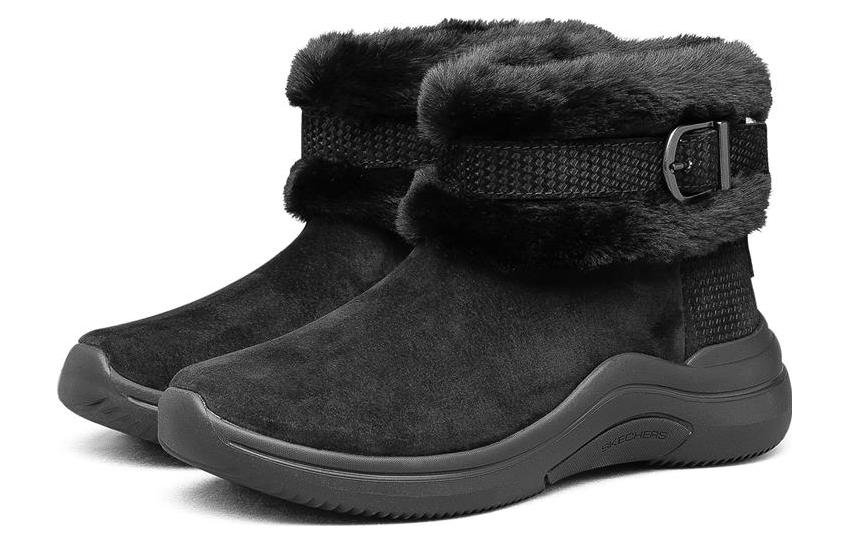(WMNS) Skechers On The Go Midtown Shoes 'Black' 144255-BBK