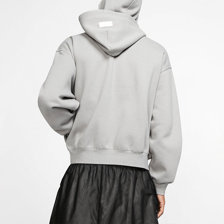 Men's Nike x Fear of God Crossover Fleece Stay Warm Gray Pullover AR0634-003