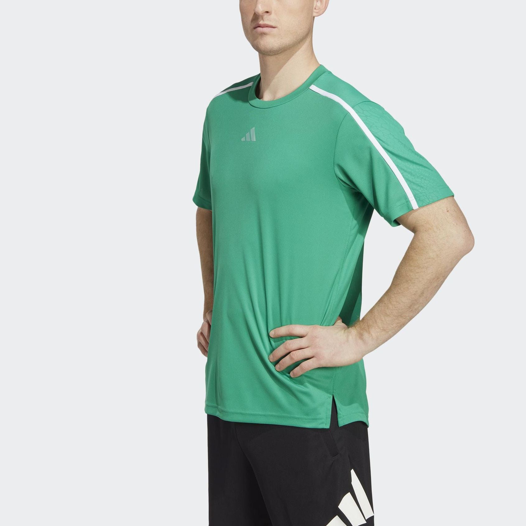 adidas Workout Base T-Shirt 'Green White' IB7899