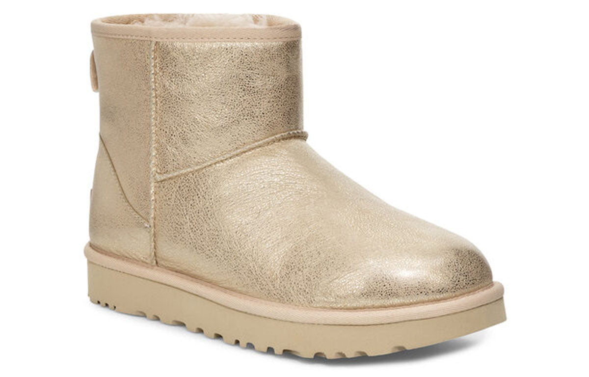 (WMNS) UGG Classic Mini II Iridescent 'Gold' 1112417-GOLD