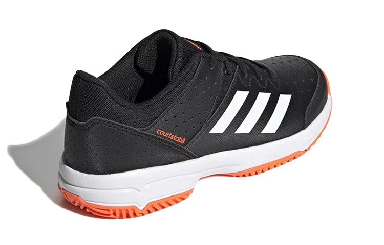 (GS) adidas Court Stabil 'Black White Orange' F99912