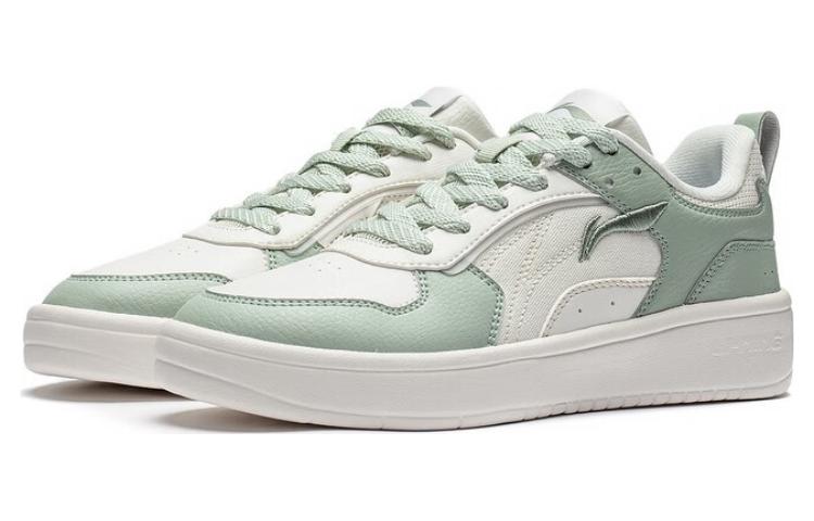 (WMNS) Li-Ning Xingchuan Skate Sneakers 'White Green' AGCT148-1