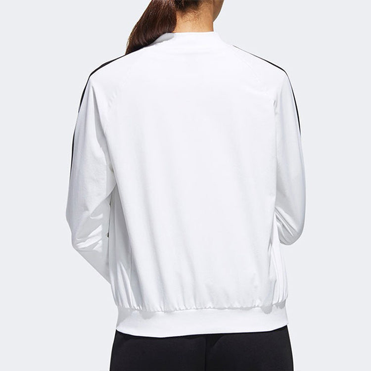 (WMNS) adidas Mh Wv 3s Bomber Sports Tatting Jacket White GF0182