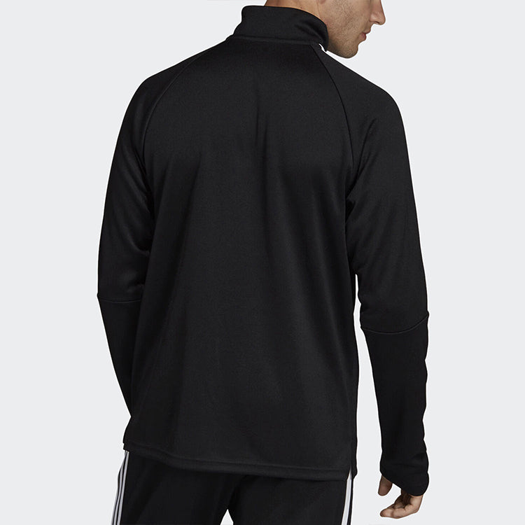 adidas Casual Up-collarSports Sweater Men Black DY3145