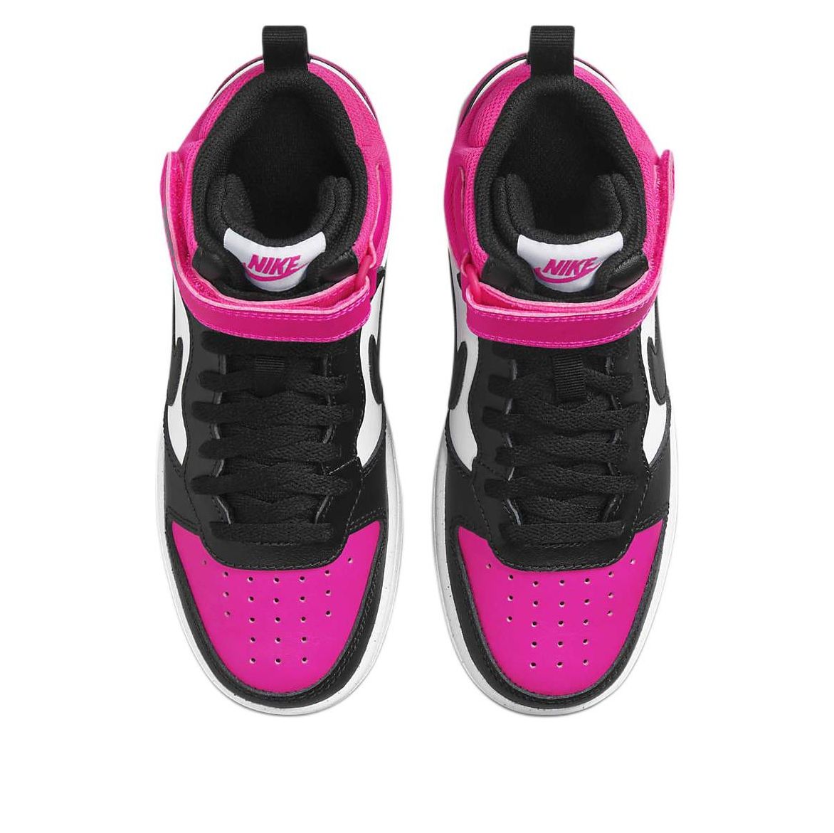 (PS) Nike Court Borough 2 'White Fierce Pink' HV0933-100