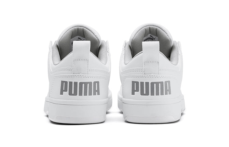 (GS) PUMA Rebound Layup Lo Low Top White 370490-03