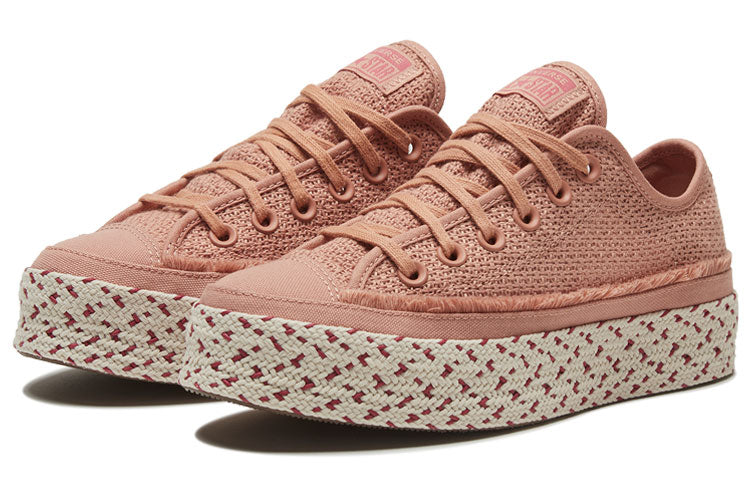 (WMNS) Converse Chuck Taylor All Star Espadrille Low 'Summer Getaway - Rose Gold' 567687C