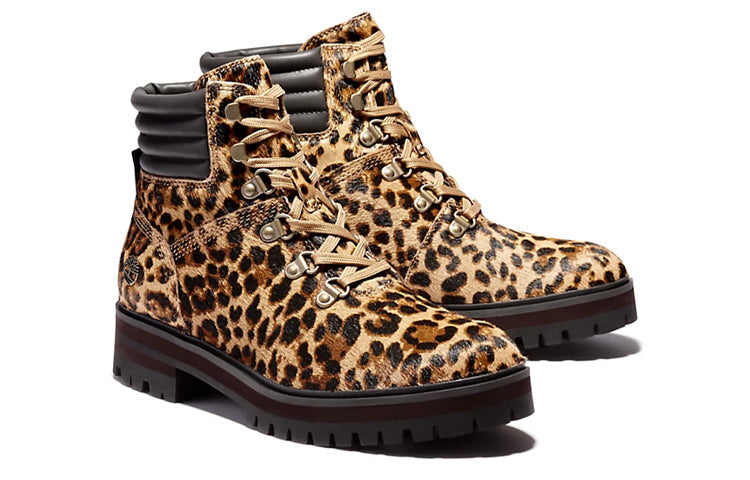 (WMNS) Timberland London Square Mid Hiker Boots 'Brown Leopard Print' A2GCRV24