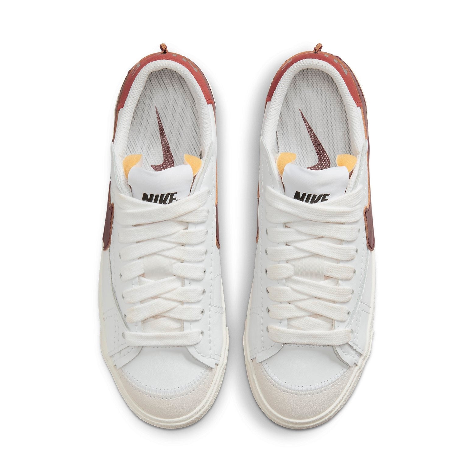 (WMNS) Nike Blazer Low '77 Jumbo 'White Dark Beetroot' DQ1470-104