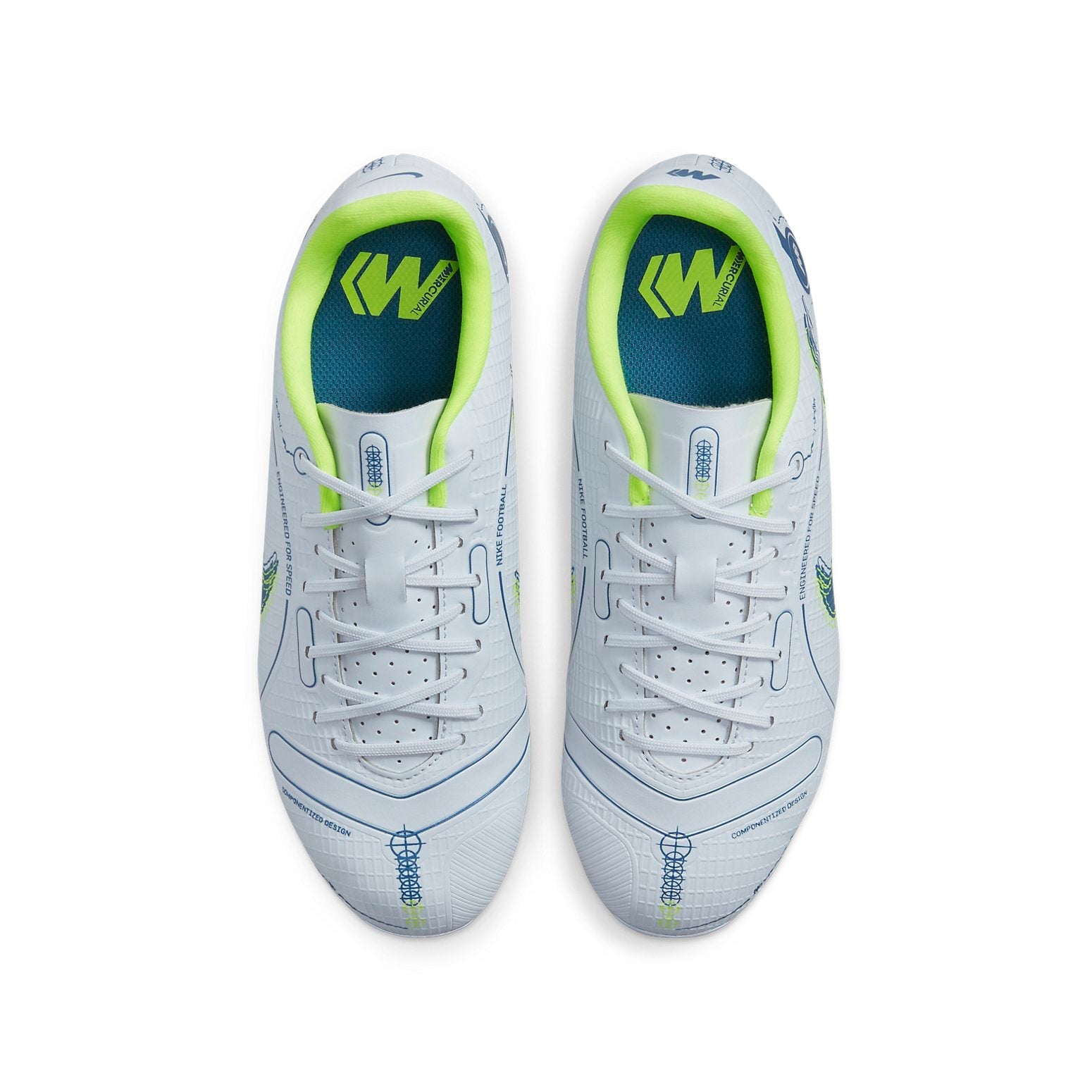 (GS) Nike Mercurial Vapor 14 Academy MG 'Grey Light Marine' DJ2856-054