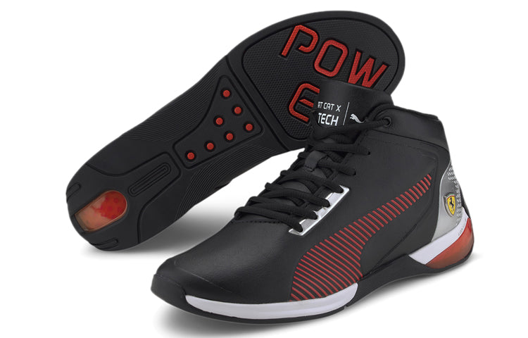 PUMA Scuderia Ferrari x Kart Cat X Mid 'Black Rosso Corsa' 306549-01