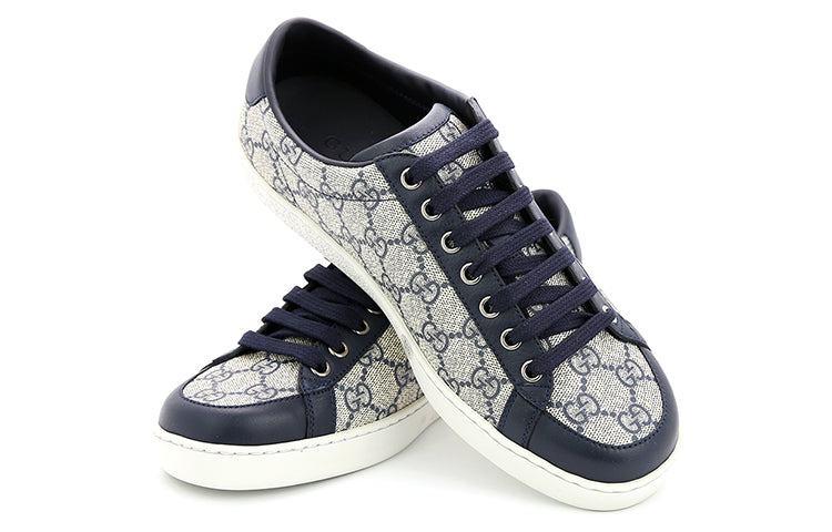 Gucci GG Supreme Low 'Navy' 322735-KHN80-4060