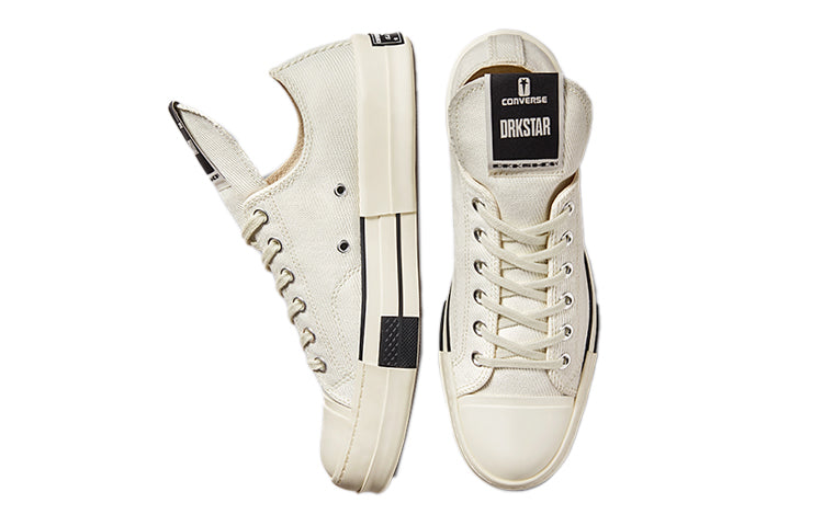 Converse Rick Owens x DRKSHDW DRKSTAR Chuck 70 Low 'Egret' A00134C